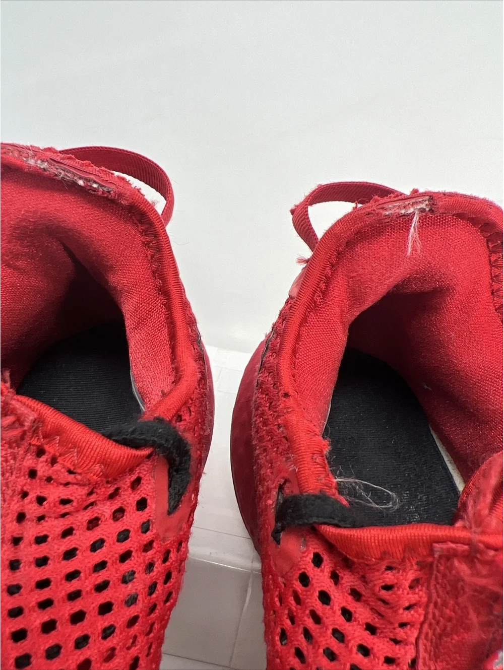 New Nike By You PG 4 iD Red Black CQ7339 991 Men's Size 6 US Women's 7.5